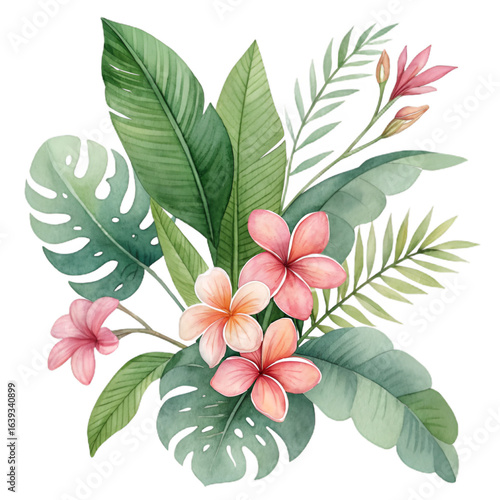 vector illustration of an abstract flower