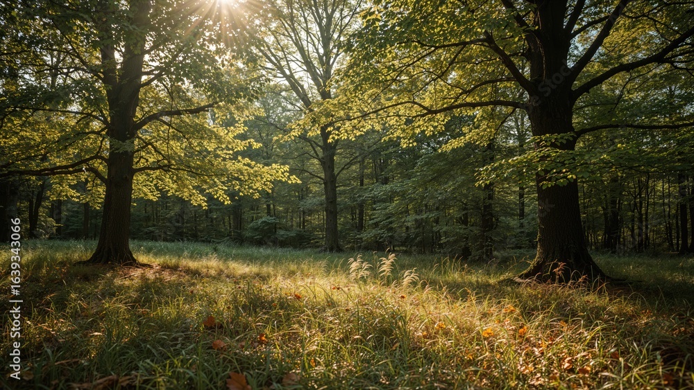 Naklejka premium Stunning woodland scenery