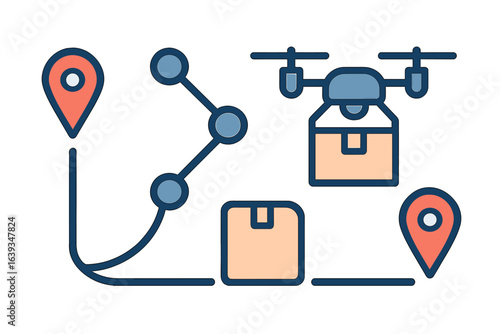 Drone delivery tracking system for efficient package transportation in urban environments