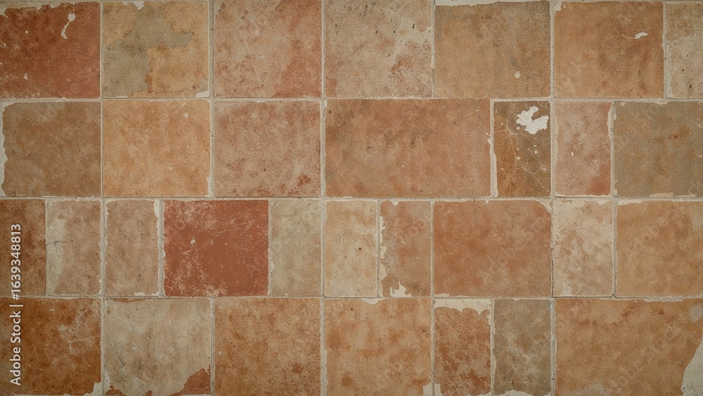 Naklejka premium Bathroom ceramic tiles and grout details