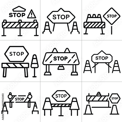 road sign illustration