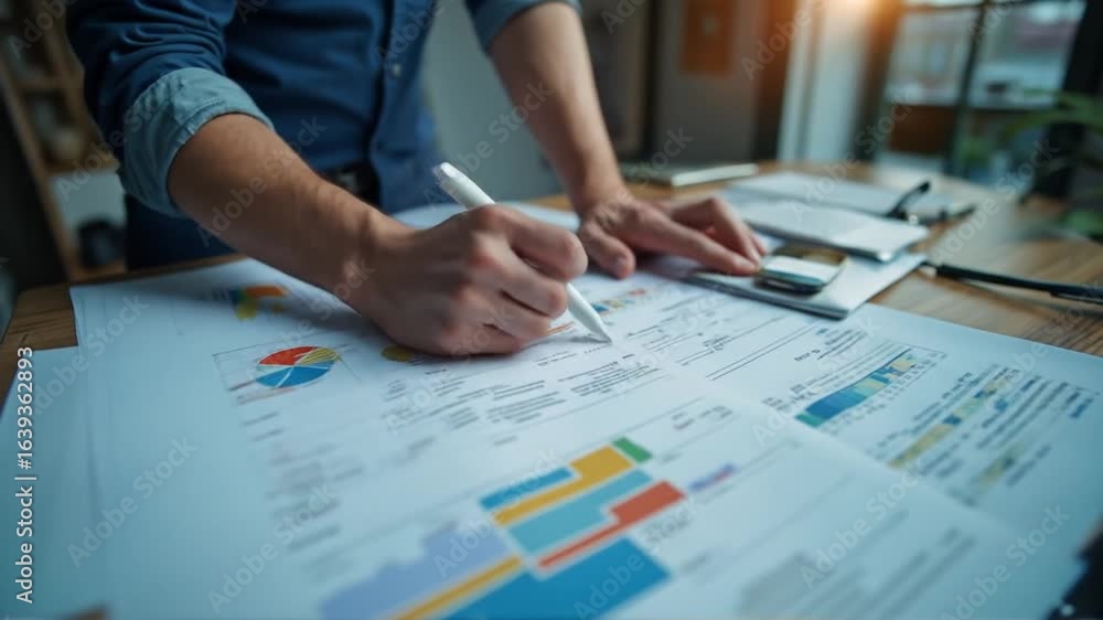 Detailed analysis of financial reports and charts for strategic decision making Detailed analysis of financial reports and charts for strategic decision making