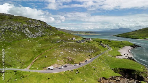 Stunning views of the Clowmore Wild Atlantic Way, Achill Island, Ireland