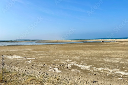 beach in la franqui, france