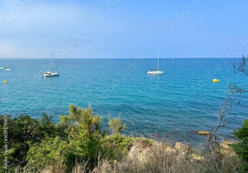 turquoise sea in la franqui