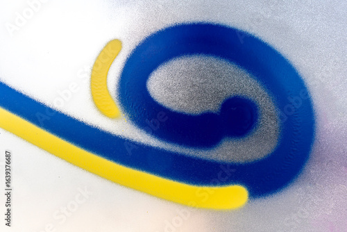 abstract graffiti background of urban aerosol painting pattern.