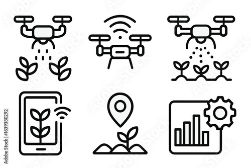 Technology enhances agriculture with drones and data analytics for improved crop management and monitoring