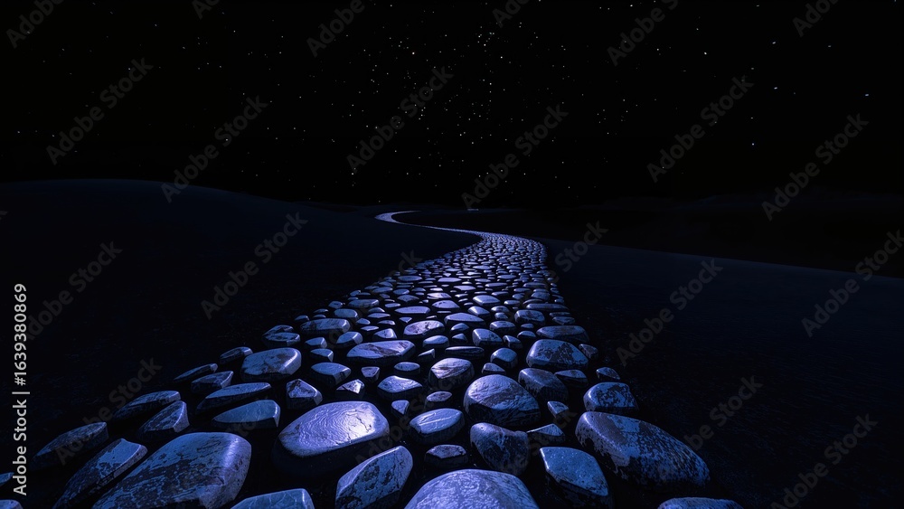 Obraz premium Luminous rock passage