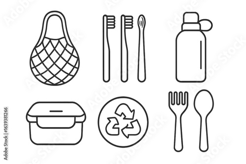 Eco-friendly essentials for daily life including reusable items and sustainable practices