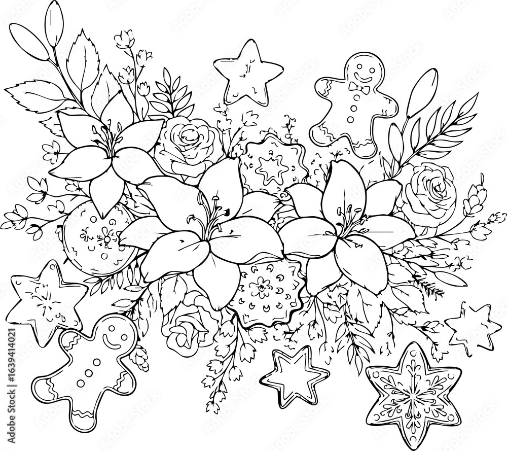 custom made wallpaper toronto digitalchristmas, pattern, flower, vector, floral, design, seamless, vintage, illustration, ornament, decoration, art, wallpaper, nature, decor, texture, element, flowers, mandala, leaf, retro, ornate, lace,