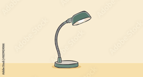vector illustration of a lamp