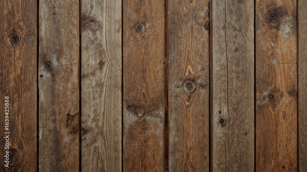 Naklejka premium Rustic aged wooden plank surface backdrop