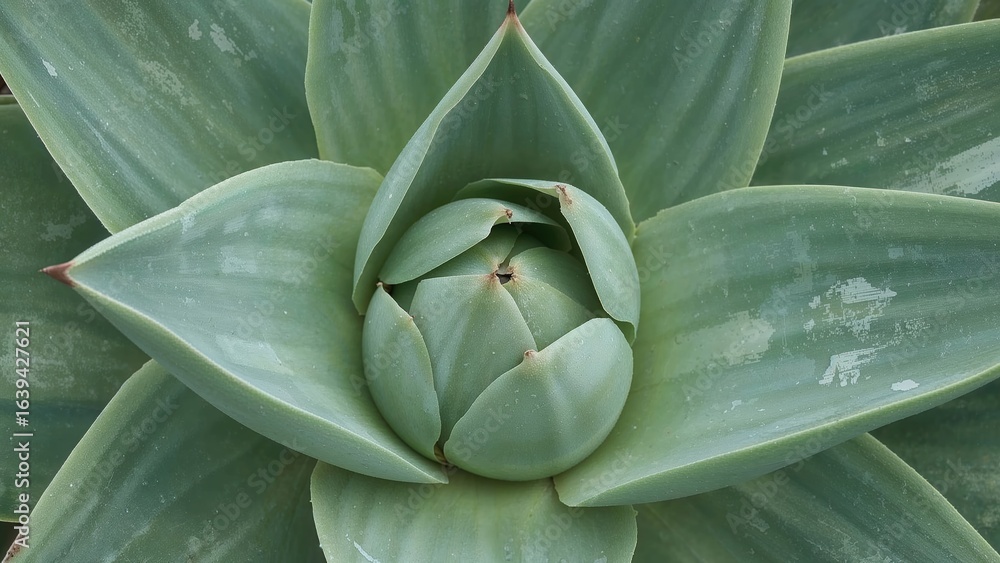 Obraz premium Succulent genus thriving in hot, arid zones with eggshells