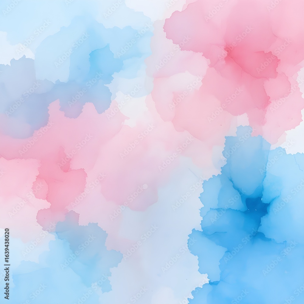 Fototapeta premium watercolor background with clouds