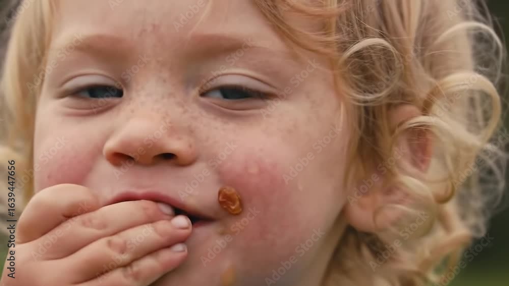 Adorable Child Eating Raisins in HD. Cute Baby Enjoying Dried Grapes. Realistic Raisins Video. Adorable Child Eating Raisins in HD. Cute Baby Enjoying Dried Grapes. Realistic Raisins Video.