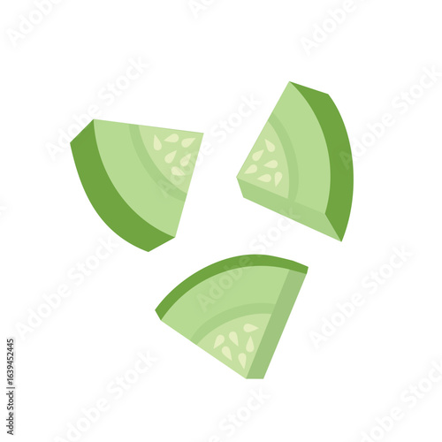 piece of cucumber. pickled cucumber. cucumber clip art.