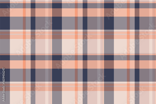 Subtle peach and gray plaid pattern.  Perfect for textile design, wallpaper, or website backgrounds. This soft, muted color palette evokes a sense of calm and understated elegance.