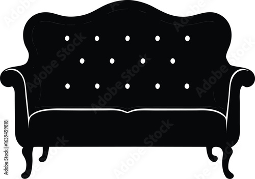 sofa isolated on white background