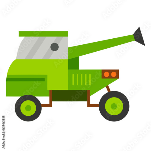 Green combine harvester agricultural machine