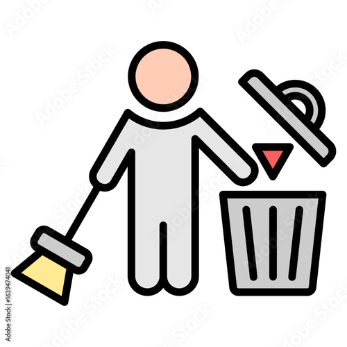 Cache lineal color icon