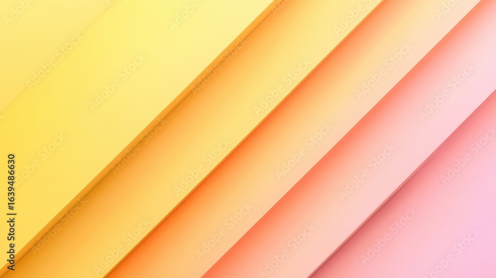 Fototapeta premium Abstract Gradient Background in Soft Yellow and Pink Colors