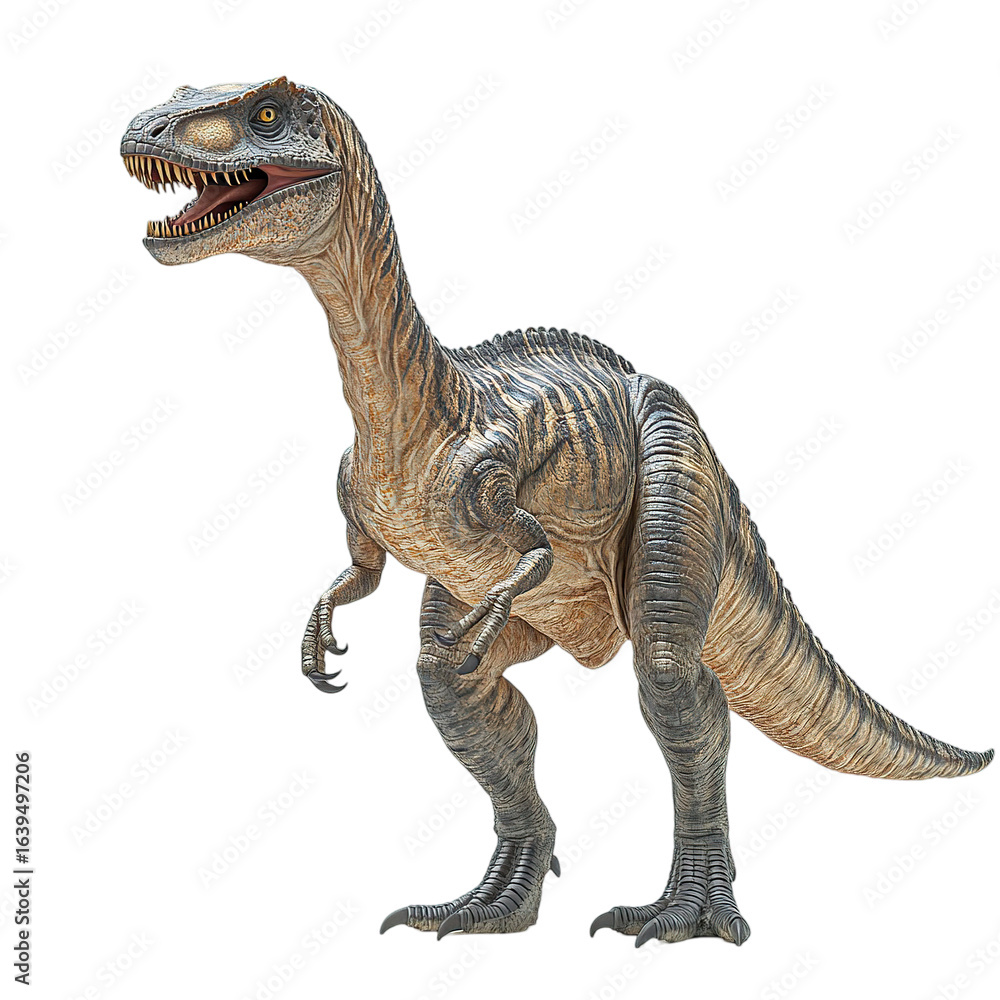 Obraz premium Giganotosaurus, Prehistoric Dinosaur Illustration