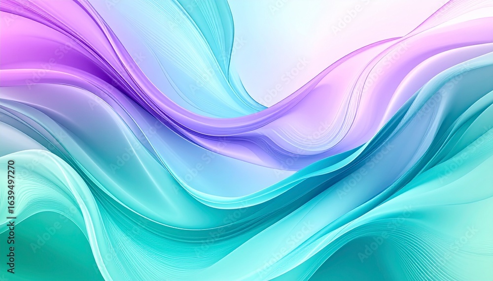 Naklejka premium High-Tech Energy Flow Abstract - Professional Dynamic Gradient with Light Streaks for Fintech Presentations, AI Technology Banners, and Corporate Digital Solutions