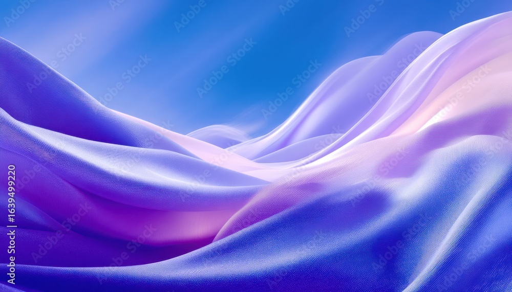 Obraz premium blue silk background