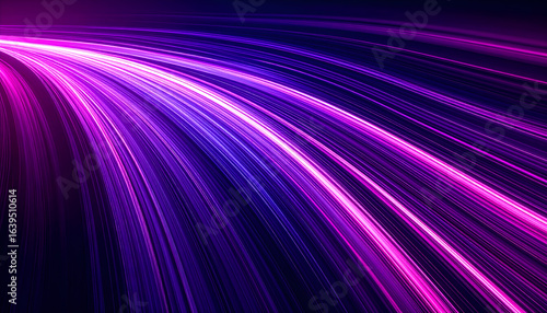 Speed Light Trails with Abstract Background.