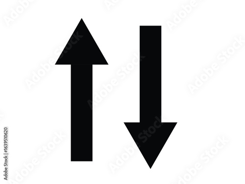 Black Up and Down Arrow Icon Set – Vertical Direction Symbols for Navigation, Data, and Interface Design Free Download Black Up and Down Arrow Icon Set – Vertical Direction Symbols for Navigation, Data, and Interface Design - GFXLoad