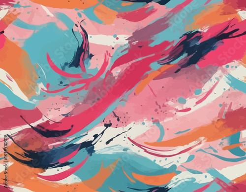 Beautiful Colorful textile design Vector, eye catching design 