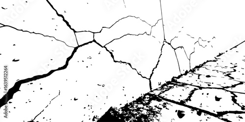 
Detailed wall texture with organic cracks and high-contrast grunge corners; useful for adding depth and realism to digital environments.

