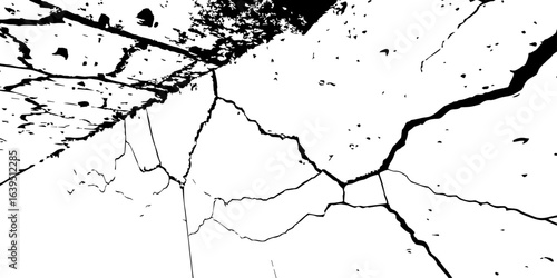
Detailed wall texture with organic cracks and high-contrast grunge corners; useful for adding depth and realism to digital environments.

