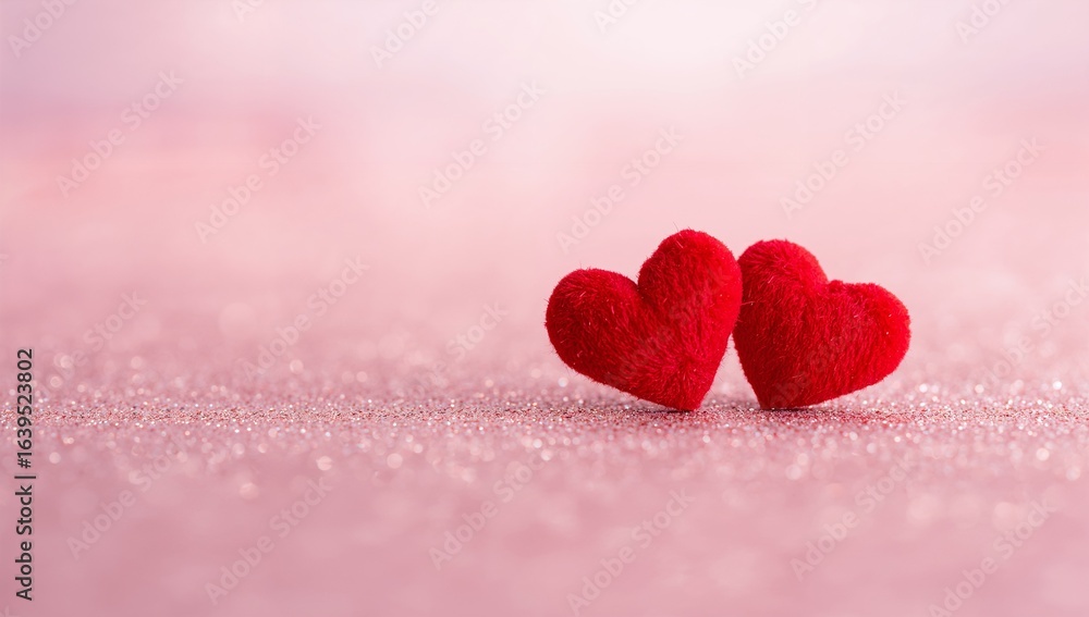 Obraz premium red heart on a red background