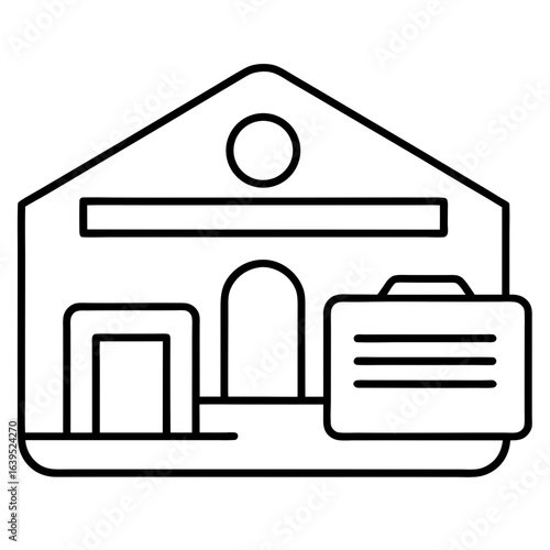 credit history icon line art
