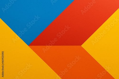 Free Download Dynamic geometric background with bold diagonal shapes in primary colors, minimal flat abstract for posters, ads, and branding - GFXLoad