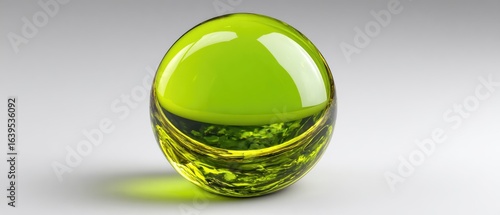 Green Marble Orb