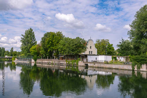 Beautiful Ancient House At The Banks Of River Isar
