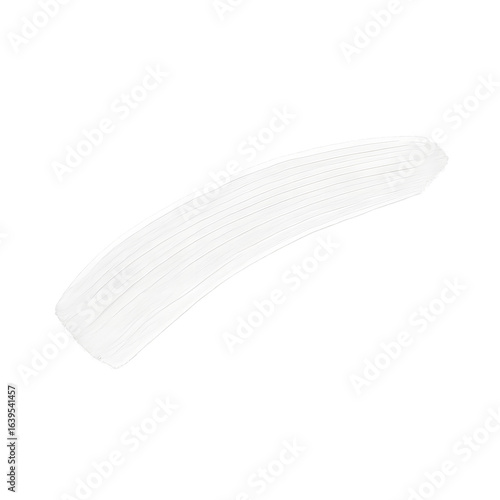 Glowing White Brushstroke Texture Design Element on Dark Gray Background