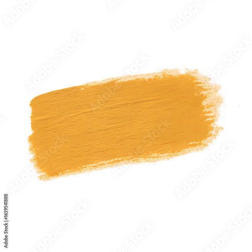 Golden Textured Brushstroke with Glowing Edges on a Gradient Background PNG