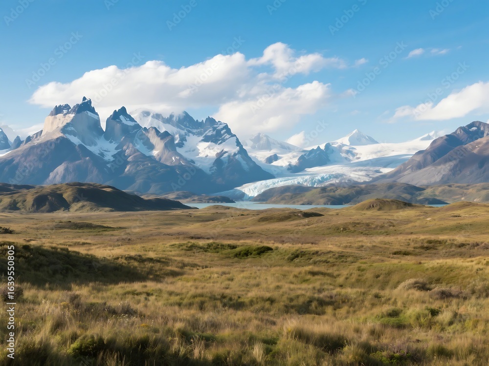 Naklejka premium The beautiful Patagonia