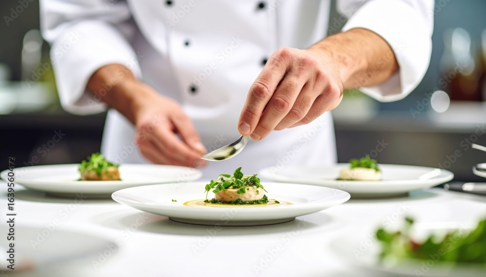 Chef Plating Gourmet Food Dishes Chef Plating Gourmet Food Dishes