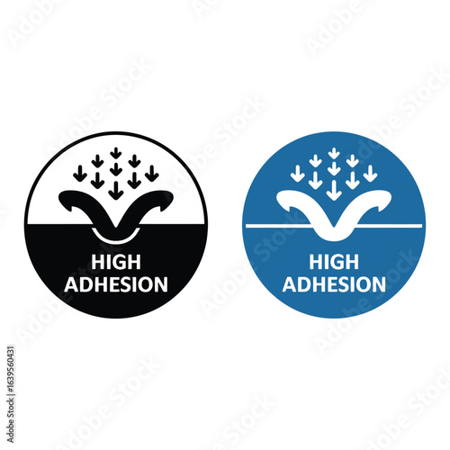 High adhesion symbol with arrows indicating grip