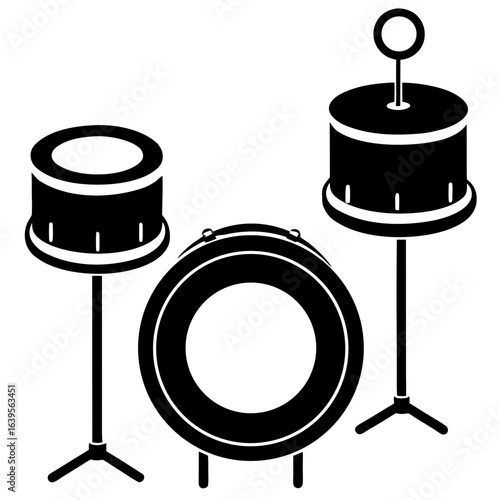 drum set isolated