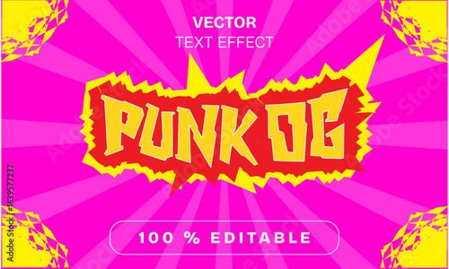 Punk Text Effect (Editable)