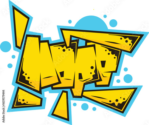 hope word graffiti text sticker illustration	
