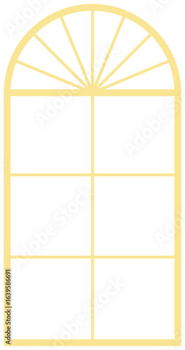 arched window sophisticated icon
