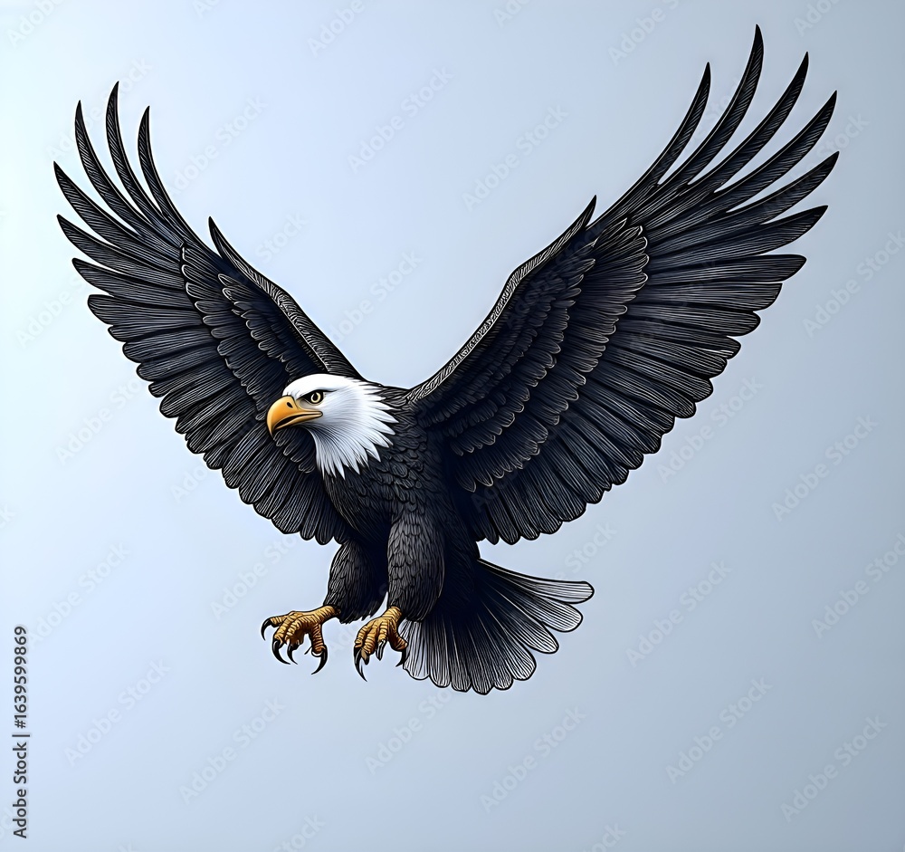 Obraz premium eagle in flight