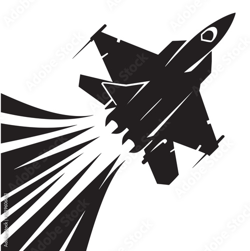 fighter jet vector 