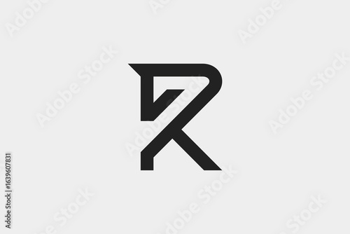 Letter R Horse Logo 